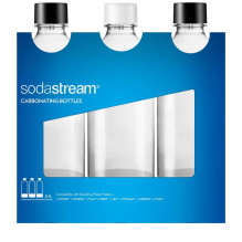Home Appliances - SodaStream PET Bottle Universal 1L Set of 3 Black Home Appliances - SodaStream PET Bottle Universal 1L Set of 3 Black