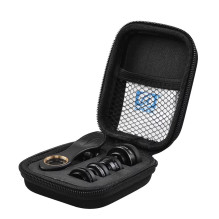 Telefono Objektyvas - Apexel APL-DG5H 5-in-1 Rinkinys su Makro, Platus, Telefoto, Fish Eye, CPL