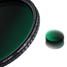 Camera Filter - KF Concept Nano-X ND2-ND32 77mm Adjustable ND Filter
