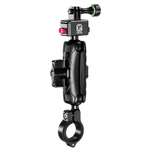 Action Camera Mount - VRIG Kewig R22B-C2U2 Clamp for 22-32mm Tube 360° Rotation