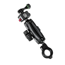 Action Camera Mount - VRIG Kewig R22B-C2U2 Clamp for 22-32mm Tube 360° Rotation