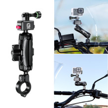 Action Camera Mount - VRIG Kewig R22B-C2U2 Clamp for 22-32mm Tube 360° Rotation