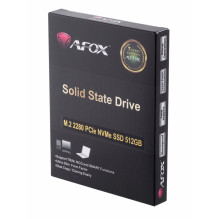 SSD - Afox M.2 PCI-Ex4 512GB NVMe 2.5 GB / s SSD - Afox M.2 PCI-Ex4 512GB NVMe 2.5 GB / s