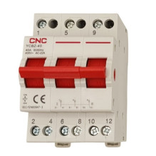 Changeover Switch - YCBZ-40 3P 40A 1-0-2 DIN Rail Mounting