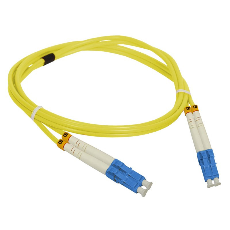 Pluoštinis Optinis Kabelis - A-LAN FOC-LCLC-9SMD Pluoštinis Optinis Kabelis, 5 m, Geltonas