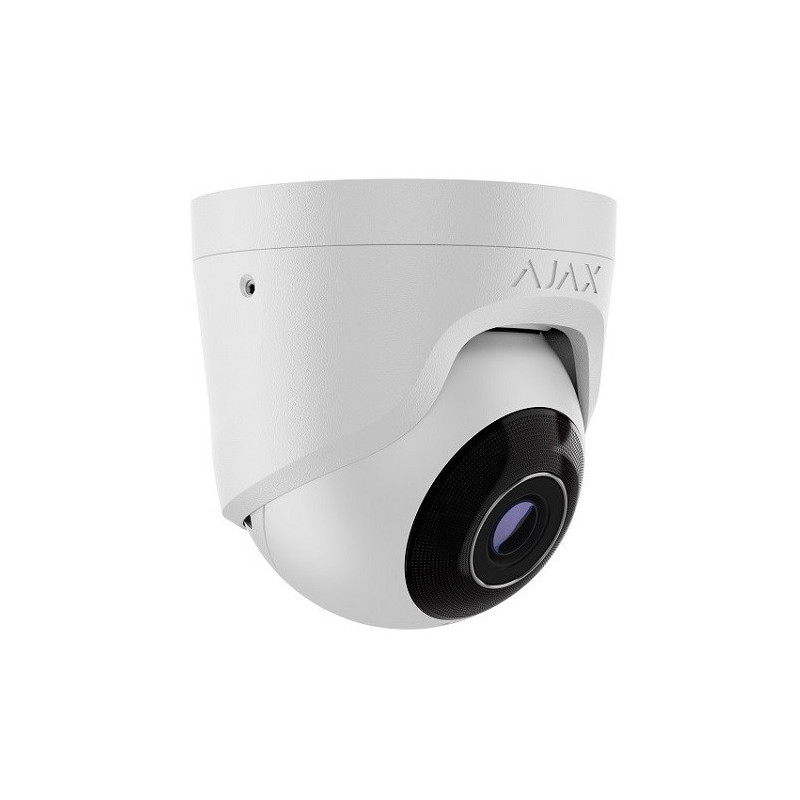 Security Camera - AJAX TurretCam IP Camera 8MP 110° White