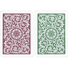 Playing cards - Copag Elite Poker Regular index 2 decks 100% PVC burgundy green