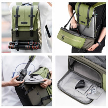 Camera Backpack - KF Concept BETA 20L with Laptop Compartment Green Camera Backpack - KF Concept BETA 20L with Laptop Compartment Green