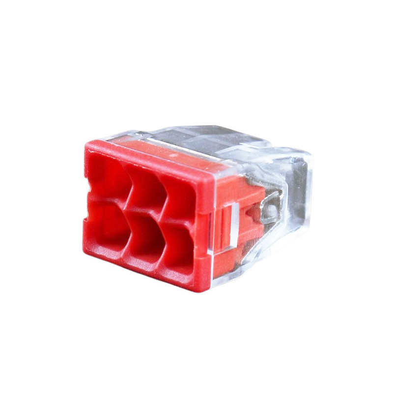Electrical Connector - Connection Connector 6x 0.5-2.5mm² 24A 450V 100pcs