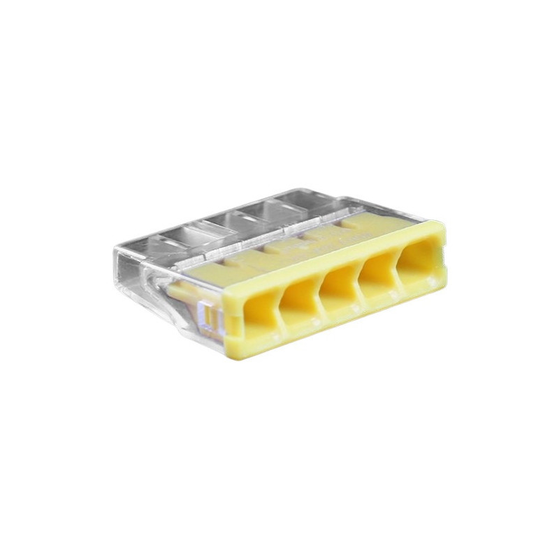 Electrical Connector - Connection Connector 5x 0.5-2.5mm² 24A 450V 100pcs