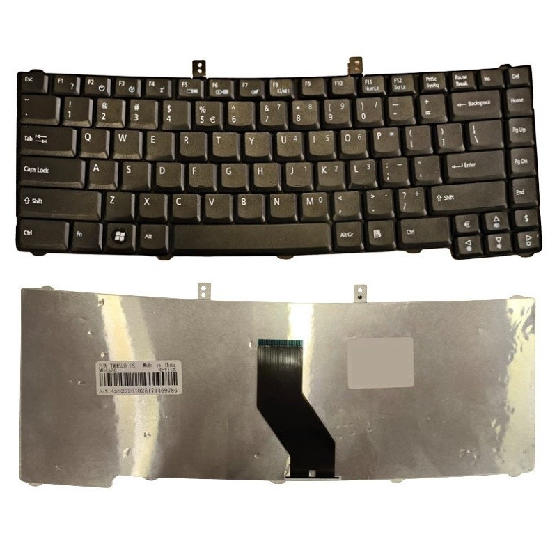 Keyboard - Acer TM4320 TM5710 4630Z 4620Z 5530G 4730 US Layout Black
