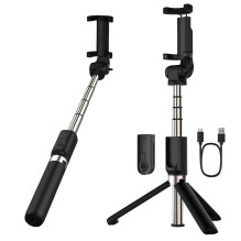 Tripod Stand - Apexel APL-D3 Mini with Bluetooth Remote Control 25-55 cm Height