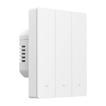 Išmanusis Sieninis Jungiklis - SONOFF M5-3C-80W Wi-Fi, Matter, 3-Gang, LED Indikatoriai