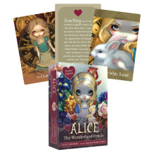 Oracle Kortelės - Blue Angel Alice: The Wonderland Pocket Oracle 45 Kortelių Vadovas Oracle Kortelės - Blue Angel Alice: The Wonderland Pocket Oracle 45 Kortelių Vadovas
