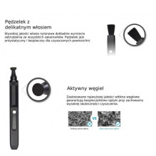 Fotoaparato Objektyvo Valiklis - VSGO Lenspen V-P01E 2-in-1 su Ištraukiamu Šepetėliu ir Anglies Antgaliu