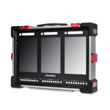 Monitor - Feelworld PS101 3x 10.1' 1200x1920 HDMI 2.0 3G-SDI Aluminum Housing