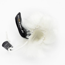 Mikrofono Priedas - COMICA Deadcat Lavalier Vėjo Apsauga Φ 7.4 mm × 11 mm Balta Mikrofono Priedas - COMICA Deadcat Lavalier Vėjo Apsauga Φ 7.4 mm × 11 mm Balta