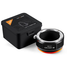 Adapteris - K&F Concept Nikon F į Sony NEX E-mount Aliuminio Varis Adapteris - K&F Concept Nikon F į Sony NEX E-mount Aliuminio Varis