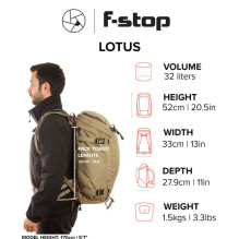 Camera bag - F-STOP Lotus m135 + m285 + m923-69 Black