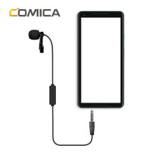 Mikrofonas - COMICA CVM-V01SP 4.5m TRRS Mini Jack Lavalier