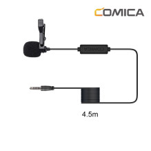 Mikrofonas - COMICA CVM-V01SP 4.5m TRRS Mini Jack Lavalier