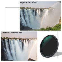 Camera Filter - KF Concept Adjustable ND Filter ND8-ND128 58mm