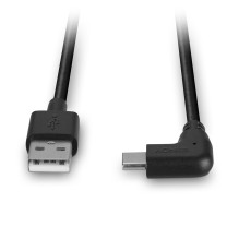 USB kabelis - LINDY USB 2.0 tipo A į C Laidas, 90° Dešinysis Kampas, M / M, 0.5 m, Juodas USB kabelis - LINDY USB 2.0 tipo A į C Laidas, 90° Dešinysis Kampas, M / M, 0.5 m, Juodas