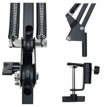 Microphone Stand - Rayyu Adjustable Arm 70cm 3/8' Thread Black Microphone Stand - Rayyu Adjustable Arm 70cm 3/8' Thread Black