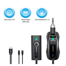 Belaidis Mikrofonas - KIMAFUN KM-G70-1 Dual Transmitters USB-C Įkraunamas Belaidis Mikrofonas - KIMAFUN KM-G70-1 Dual Transmitters USB-C Įkraunamas