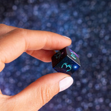 Gaming Dice Set - Q-WORKSHOP Full Art Dice™ Stardust 7 Dice Set Gaming Dice Set - Q-WORKSHOP Full Art Dice™ Stardust 7 Dice Set