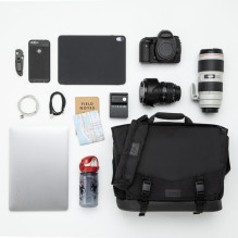 Krepšys fotoaparatui - Tenba DNA 13 DSLR messenger krepšys fotoaparatui ir nešiojamam kompiuteriui - Juodas
