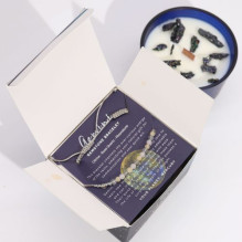 Candle Set - Ancient Wisdom Zodiac Crystal Candle Gemini with Bracelet