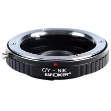 Adapteris - K&F Concept Contax / Yashica į Nikon F-mount Aliuminis Adapteris - K&F Concept Contax / Yashica į Nikon F-mount Aliuminis