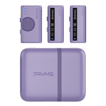 Wireless Microphone - 7Ryms iRay DW10 Dual Channel Receiver and Transmitters Purple