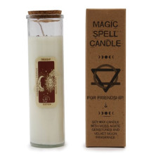 Candle - Ancient Wisdom Magic Spell Friendship 50h Burn Velvet Moon Scent Candle - Ancient Wisdom Magic Spell Friendship 50h Burn Velvet Moon Scent