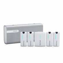Wireless Microphone - DW40 7-Channel 'iRay' 2.4GHz 100m Range 4 Transmitters White Wireless Microphone - DW40 7-Channel 'iRay' 2.4GHz 100m Range 4 Transmitters White