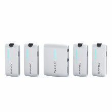 Wireless Microphone - DW40 7-Channel 'iRay' 2.4GHz 100m Range 4 Transmitters White Wireless Microphone - DW40 7-Channel 'iRay' 2.4GHz 100m Range 4 Transmitters White