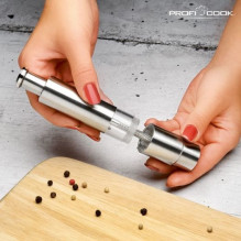 Salt and Pepper Mill - ProfiCook PSM 1160 Stainless Steel