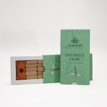 Perfume Set - Natural Patchouli Wood 15 Tiles with Clay Holder 7.5x14.5 cm Perfume Set - Natural Patchouli Wood 15 Tiles with Clay Holder 7.5x14.5 cm