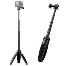 Tripod - Telesin S1-MNP-01 2-in-1 Compact Monopod Adjustable Height 12.5-38cm Tripod - Telesin S1-MNP-01 2-in-1 Compact Monopod Adjustable Height 12.5-38cm