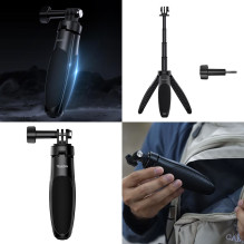 Tripod - Telesin S1-MNP-01 2-in-1 Compact Monopod Adjustable Height 12.5-38cm Tripod - Telesin S1-MNP-01 2-in-1 Compact Monopod Adjustable Height 12.5-38cm