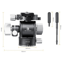 Construction Tripod - KF Concept FH-01 2D Aluminum 360° Rotation 3 kg Capacity Construction Tripod - KF Concept FH-01 2D Aluminum 360° Rotation 3 kg Capacity