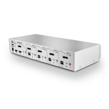 KVM Switch - LINDY 4 Port DisplayPort 1.2 KVM Switch, 3840x2160@60Hz, Silver KVM Switch - LINDY 4 Port DisplayPort 1.2 KVM Switch, 3840x2160@60Hz, Silver