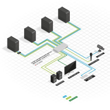 KVM Switch - LINDY 4 Prievadų DisplayPort 1.2 KVM Switch, 3840x2160@60Hz, Sidabrinis KVM Switch - LINDY 4 Prievadų DisplayPort 1.2 KVM Switch, 3840x2160@60Hz, Sidabrinis