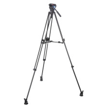 Tripod - Leofoto VT-20+LF-75 Adjustable Legs Quick Release Plate Black