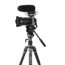Tripod - Benro Rhino 14C+S2PRO Carbon Fiber Video Tripod with Fluid Head