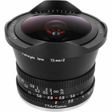 Platus kampas - TTArtisan 7.5mm F2.0 Nikon Z Juodas
