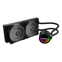 Processor Cooler - GENESIS NLG-2319 All-in-One Liquid Cooler with Dual Fans Black