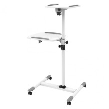 Multimedijos vežimėlis - Techly ICA-TB TPM-6 Aukščio reguliavimas, 10kg talpa, balta Multimedijos vežimėlis - Techly ICA-TB TPM-6 Aukščio reguliavimas, 10kg talpa, balta