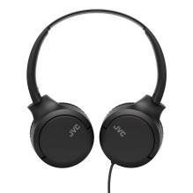 Headphones - JVC HA-S33UCBU Wired 1.2m Cable With Control Binaural Black Headphones - JVC HA-S33UCBU Wired 1.2m Cable With Control Binaural Black